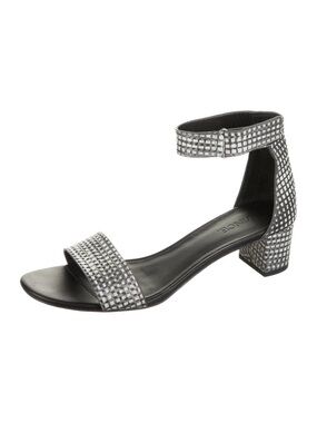 VINCE Rita Leather Block Heel Sandals